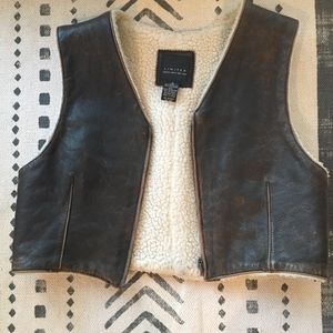 Leather vest